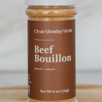 Clean Monday Meals Beef Bouillon